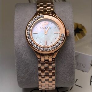 Swarovski luxury women’s rose gold watch